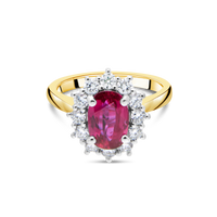 The "Kate" Ruby and Diamond, Yellow Gold