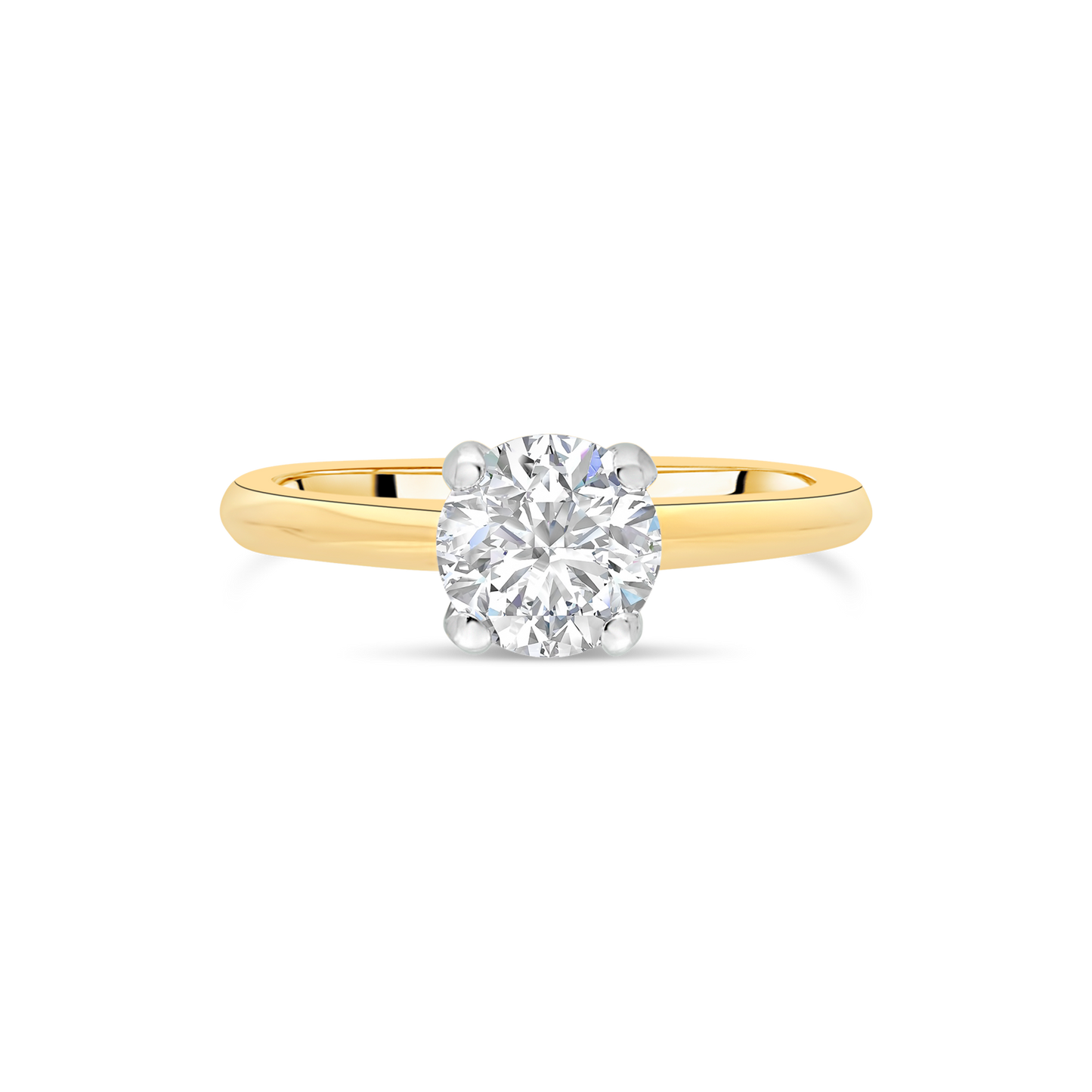 The "Courtship" Solitaire Yellow Gold