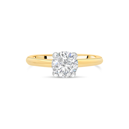 The "Courtship" Solitaire Yellow Gold