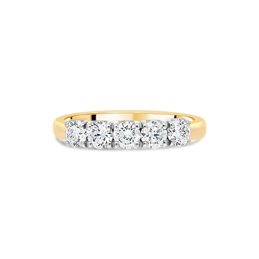 The "Arc" Ring, Yellow Gold