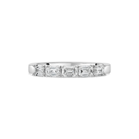 Platinum Baguette Cut Ring