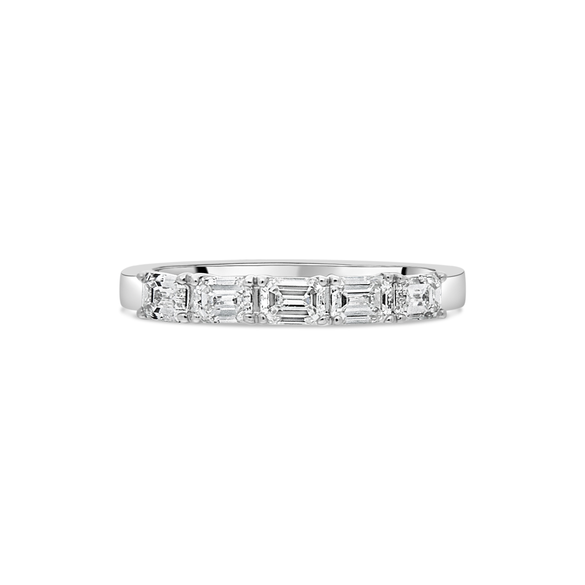 Platinum Baguette Cut Ring