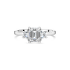 The "Tranquility" with Emerald Cut Diamond