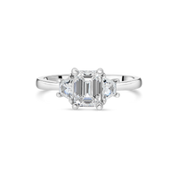 The "Tranquility" with Emerald Cut Diamond