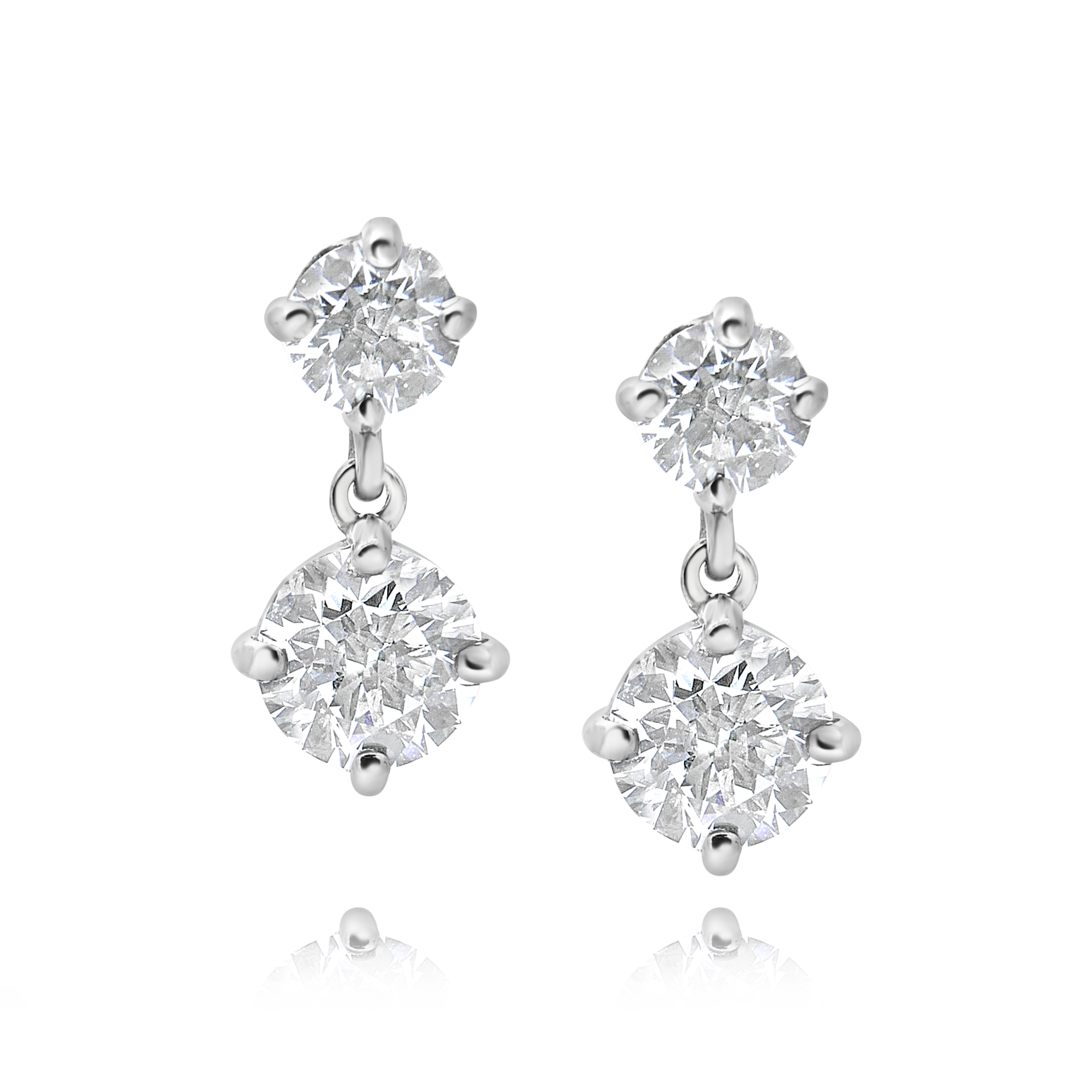 Diamond Drop Earrings