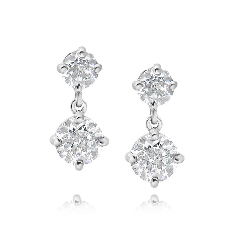 Diamond Drop Earrings