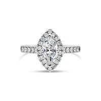 The "Corinne" Marquise Diamond, Diamond Set Band