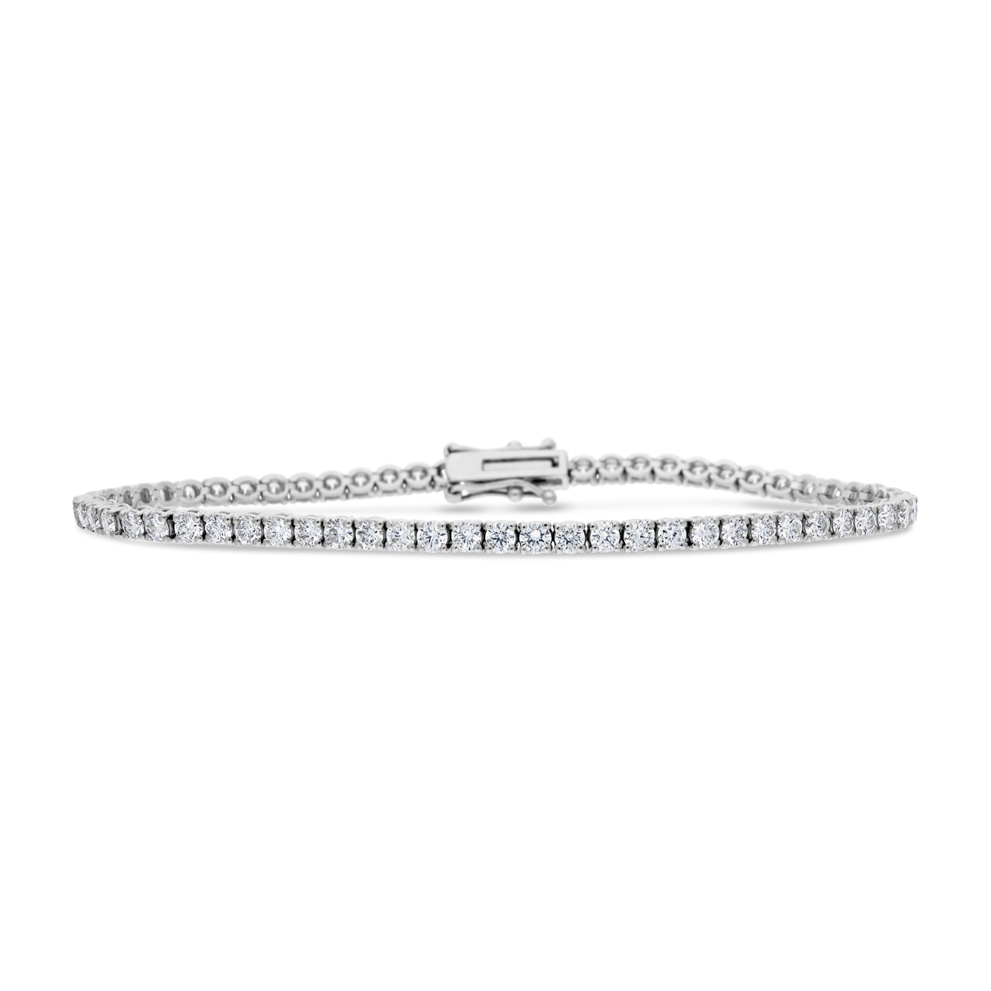 18ct White Gold Diamond Tennis Bracelet