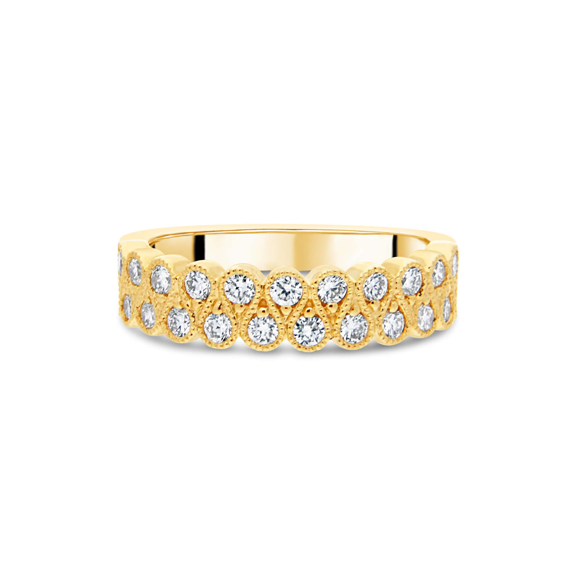 18ct Yellow Gold and Diamond Dress Ring Appleby Jewellers Dublin