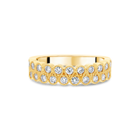 18ct Yellow Gold and Diamond Dress Ring