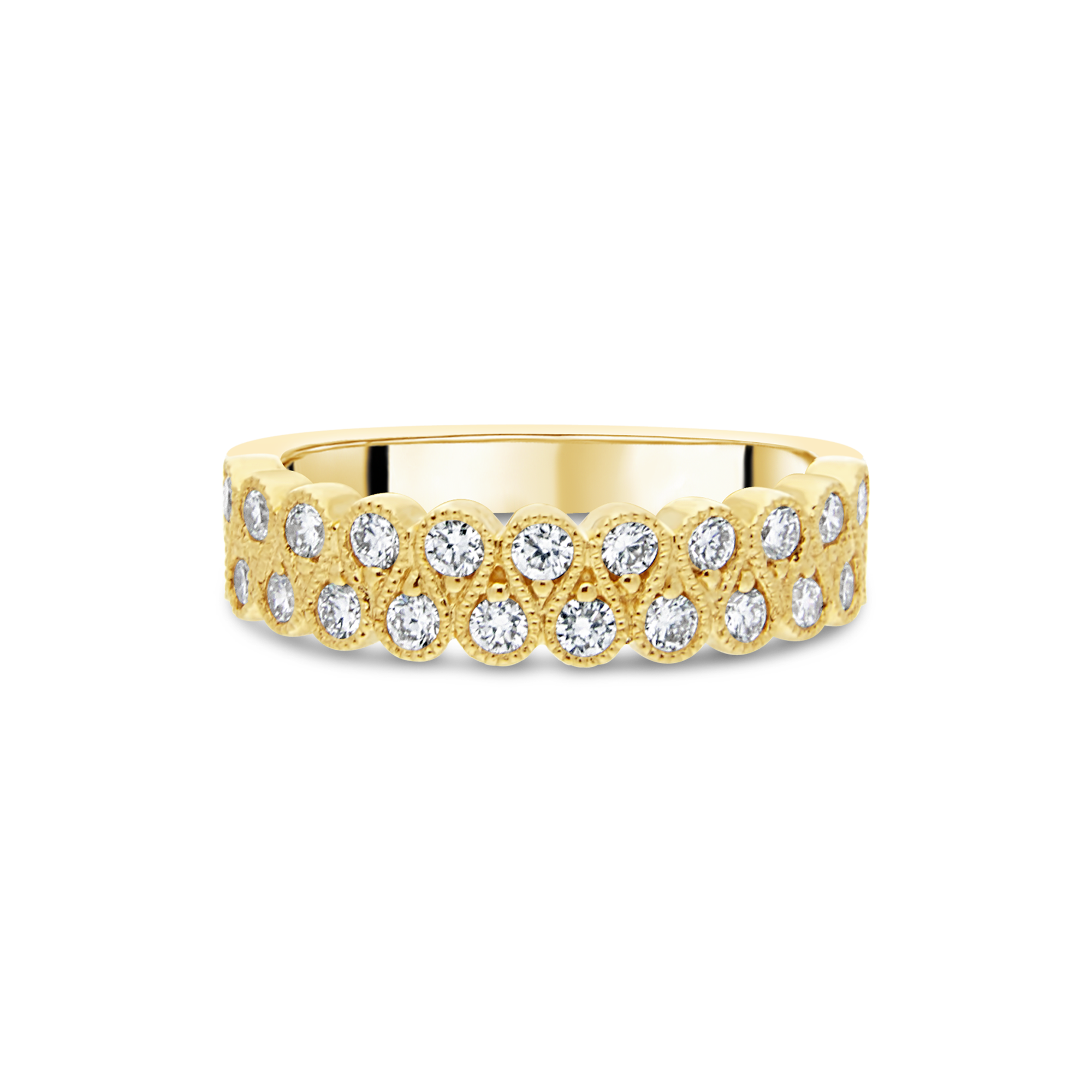 18ct Yellow Gold and Diamond Dress Ring