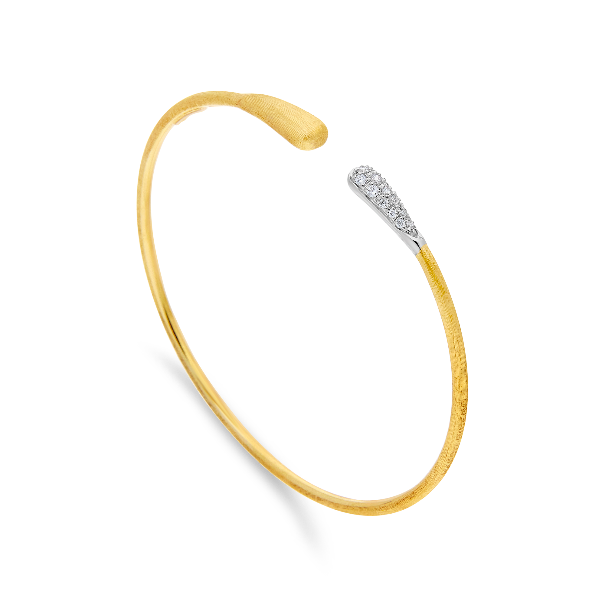 18ct Gold and Diamond "Lucia" Bangle Marco Bicego