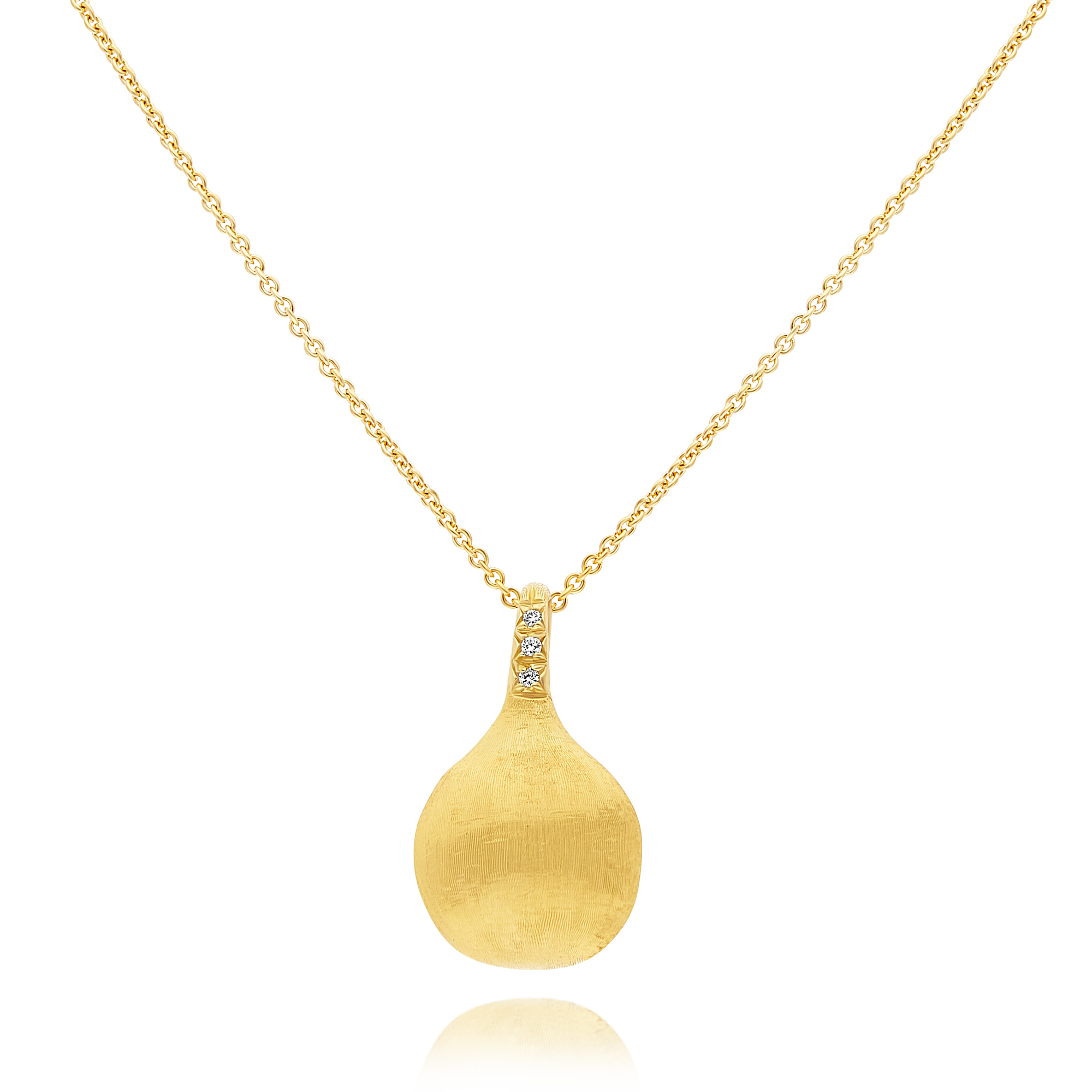 18ct Gold and Diamond "Africa" Pendant Marco Bicego