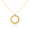 MASAI Gold Pendant Necklace With Diamonds