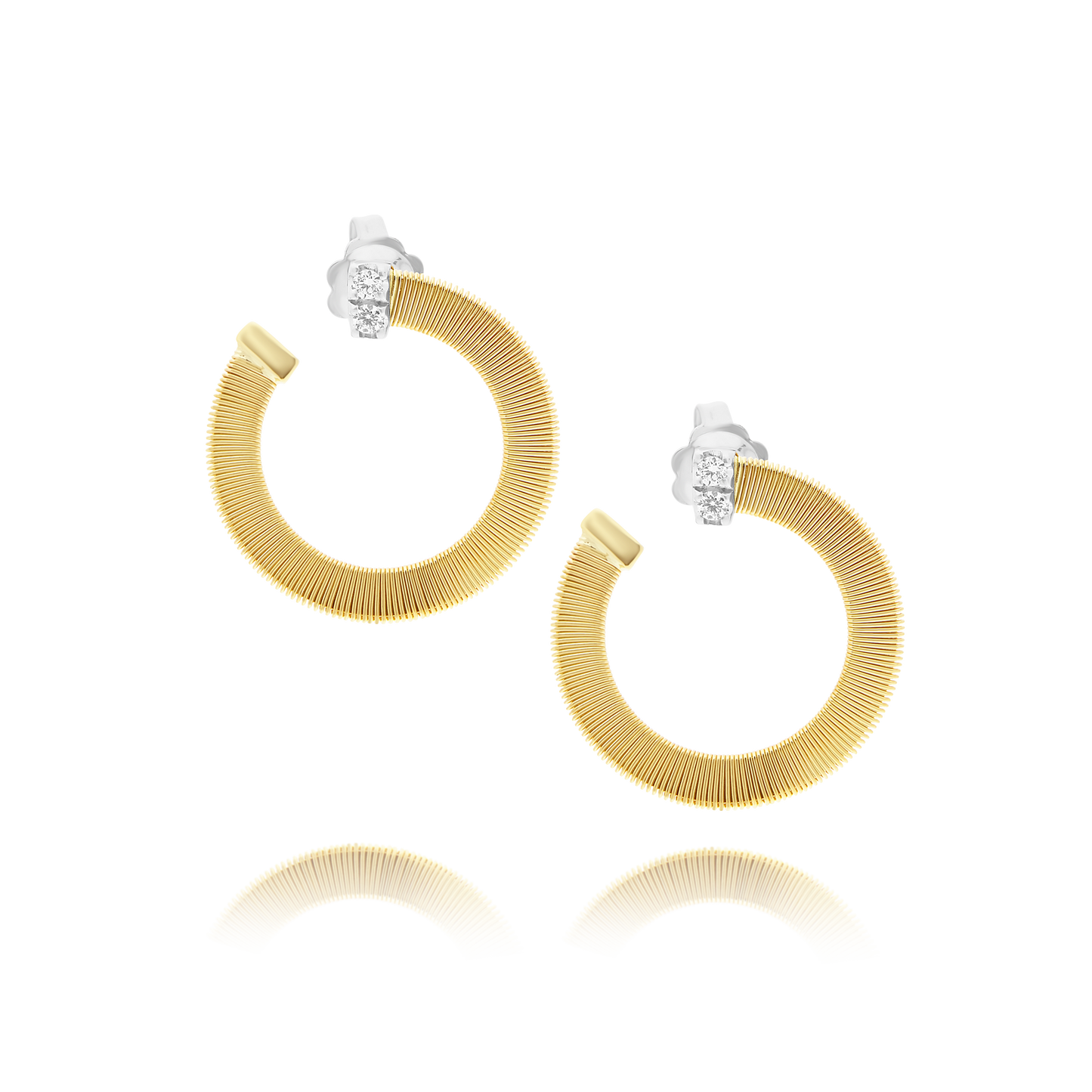 18ct Gold and Diamond "Masai" Earrings Marco Bicego