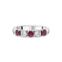 The "Galeria" Ruby and Diamond, Platinum