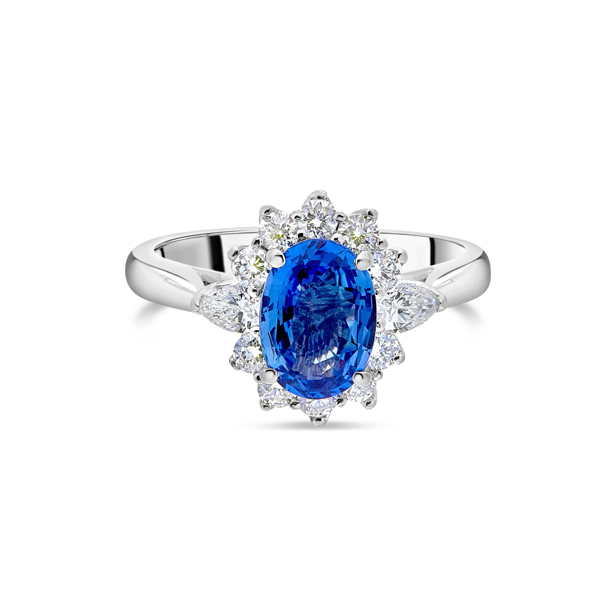 Sapphire and Diamond Ring, Platinum