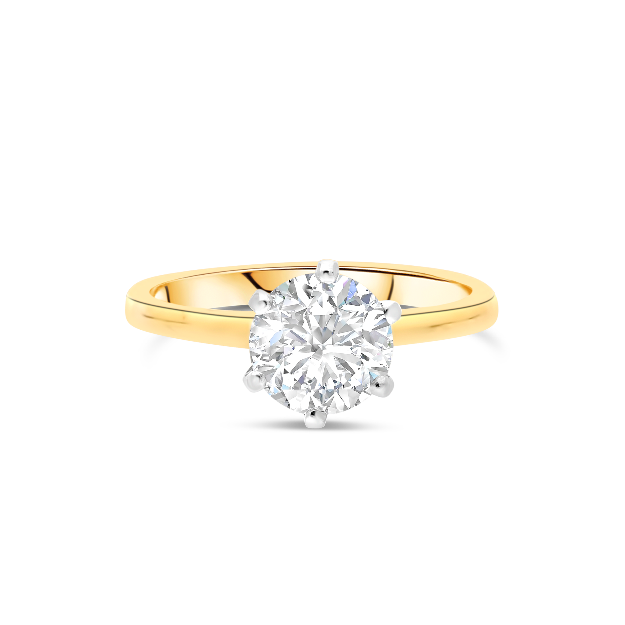 The "Romance" Solitaire, Yellow Gold