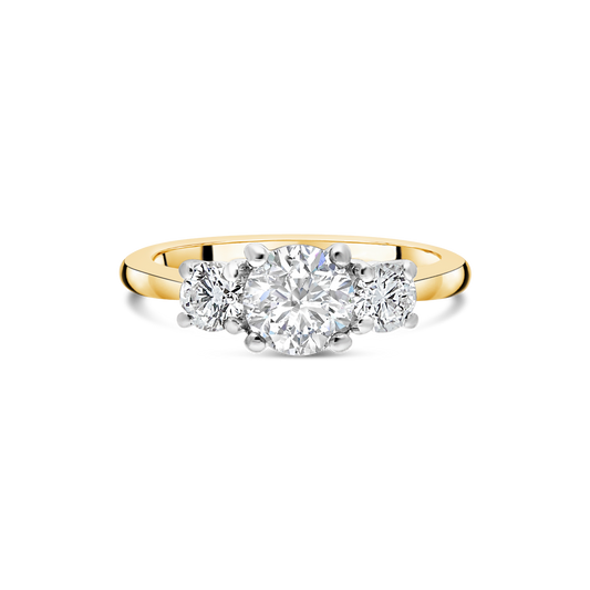 The "Exquisite" Trilogy, Yellow Gold, 1.00ct total
