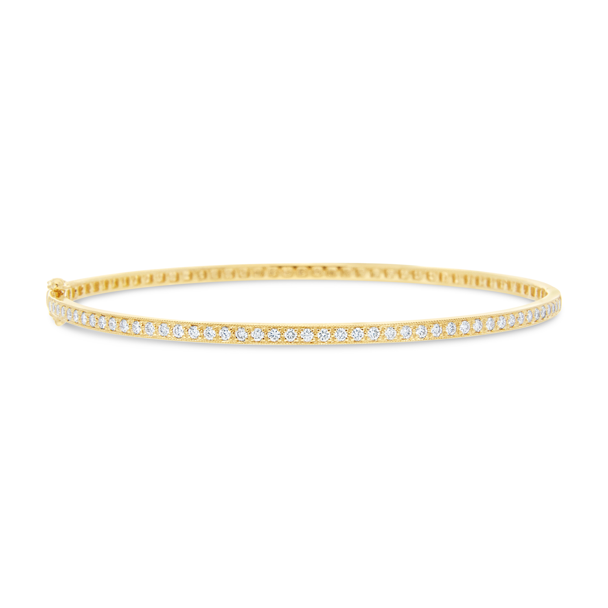 Yellow Gold and Diamond Bangle