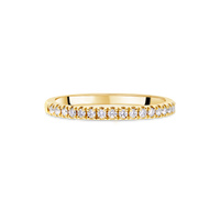 Yellow Gold Diamond Ladies Wedding Band