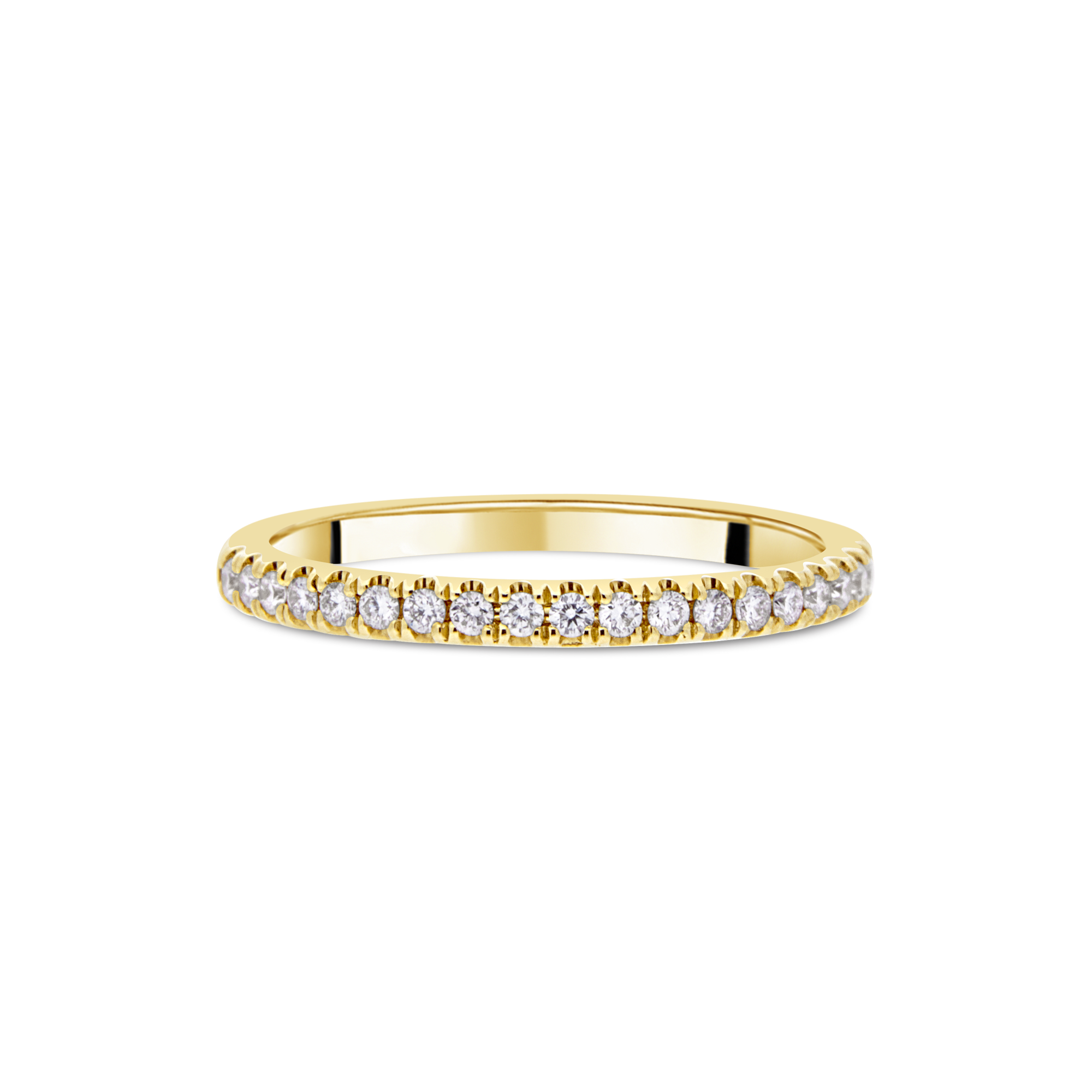 Yellow Gold Diamond Ladies Wedding Band – Appleby Jewellers Dublin