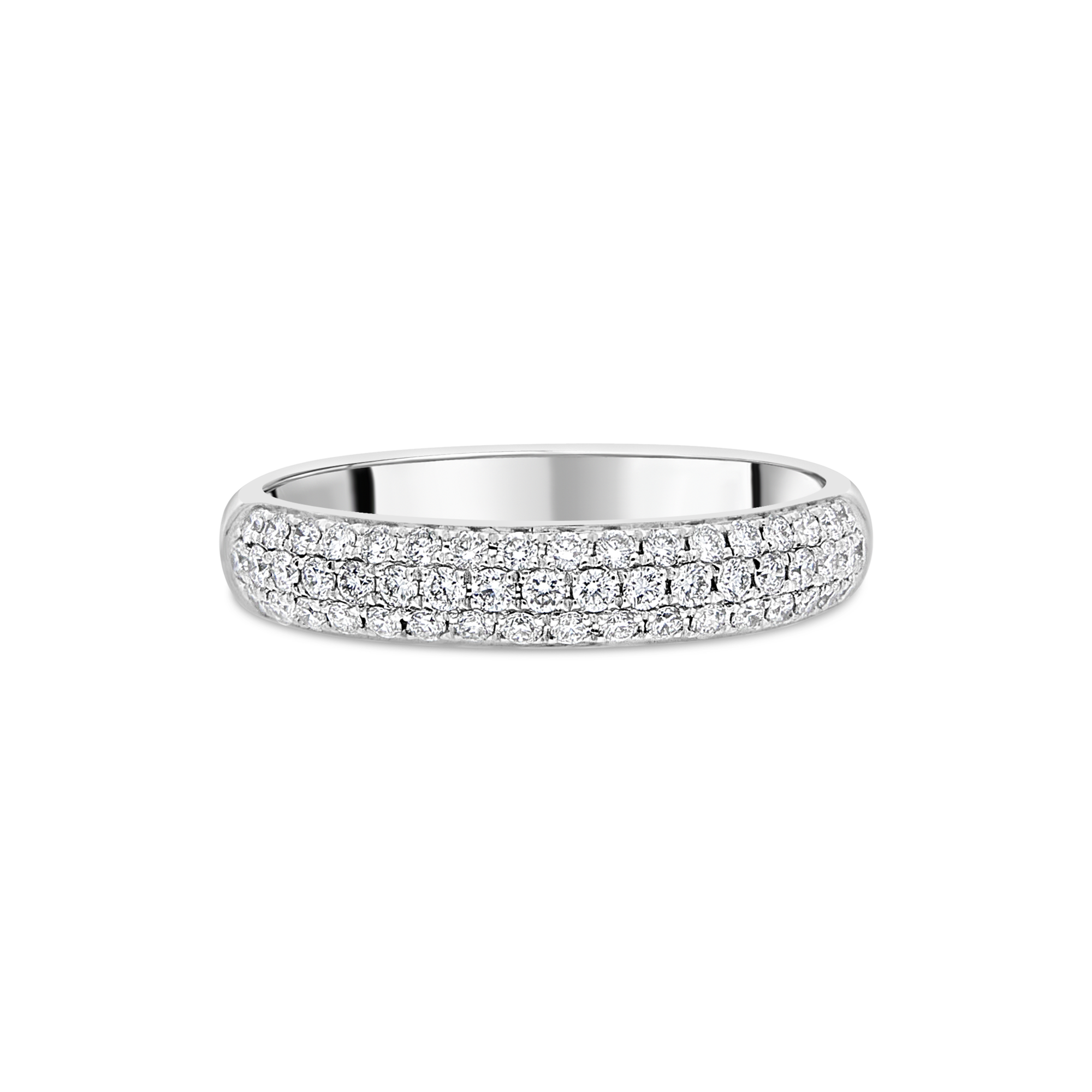 Pave Set Diamond Eternity Ring