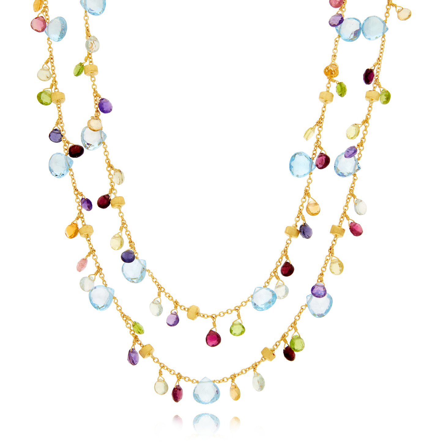 Marco Bicego 36" Multicoloured Long Necklace "Paradise" Collection