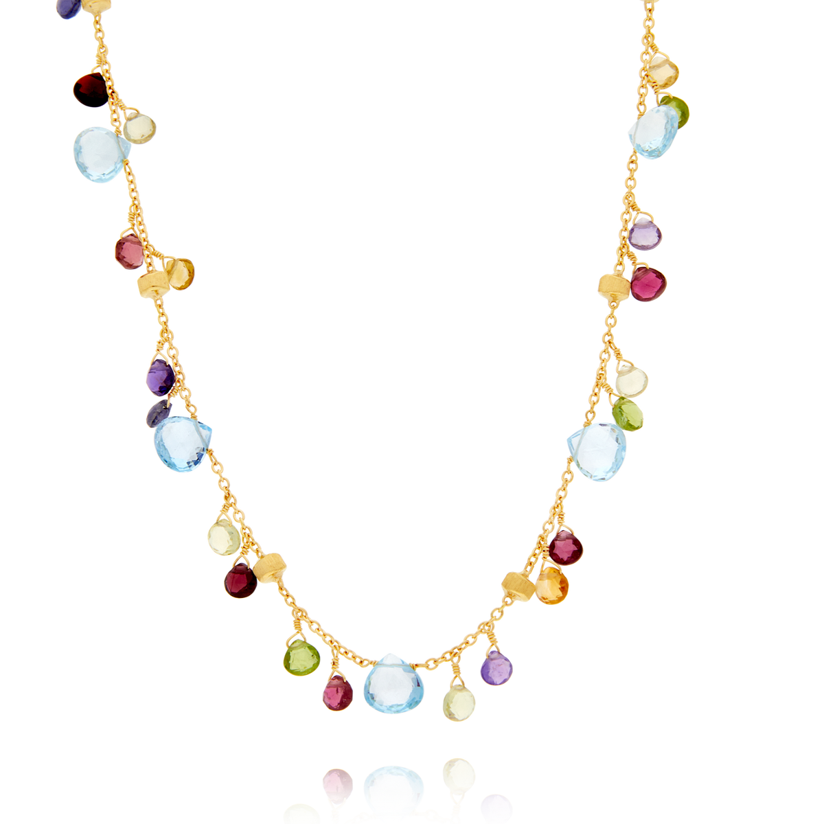 Marco Bicego 18" Multicoloured Necklace "Paradise" Collection - Appleby Jewellers Dublin
