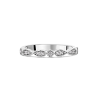 The "Flower" Pear Diamond Band