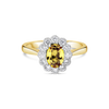 The "Kate" Flower Yellow Sapphire and Diamond Ring