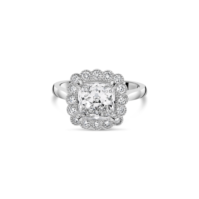 Kate Flower Ring (Radiant Cut) - Appleby Jewellers Dublin