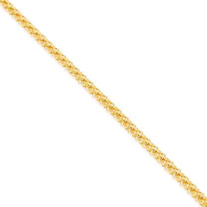 18ct Dainty Popcorn Link Bracelet