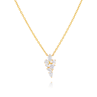 18ct Multi Shape Diamond Pendant