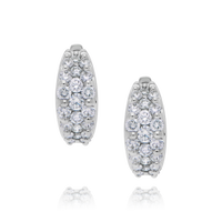 18ctw Diamond Hoop Earrings