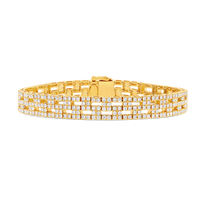 18ct Diamond Gate Bracelet