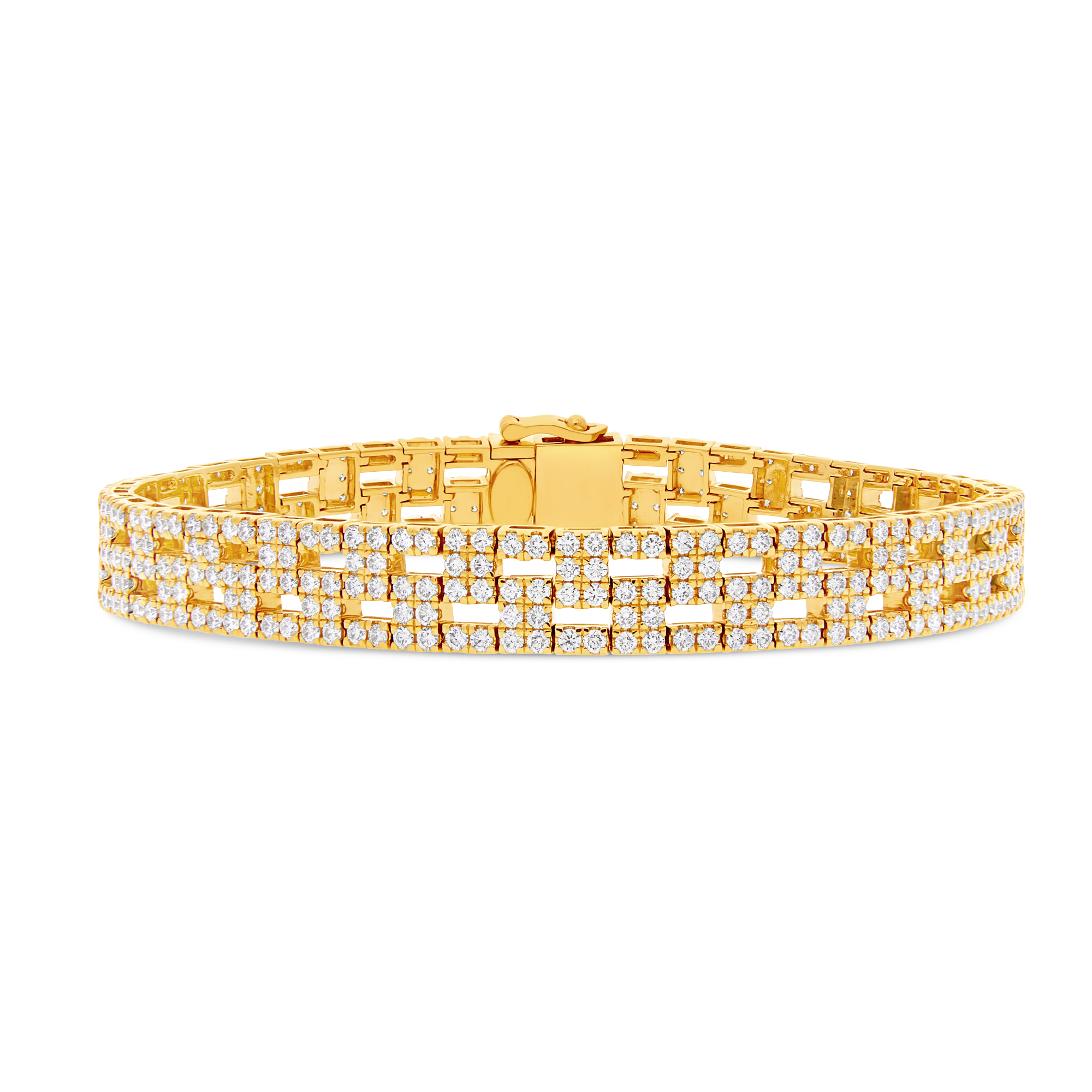 18ct Diamond Gate Bracelet