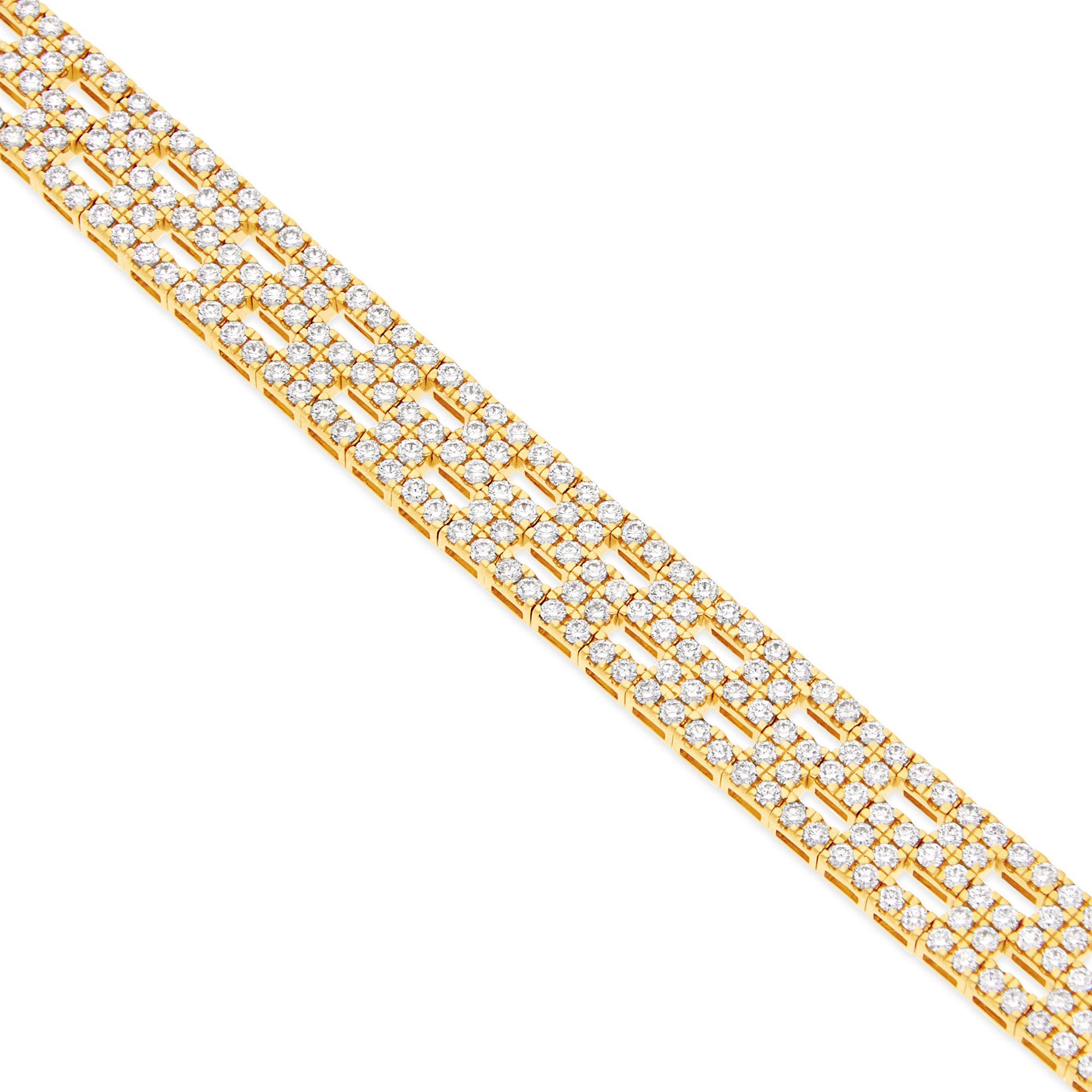 18ct Diamond Gate Bracelet