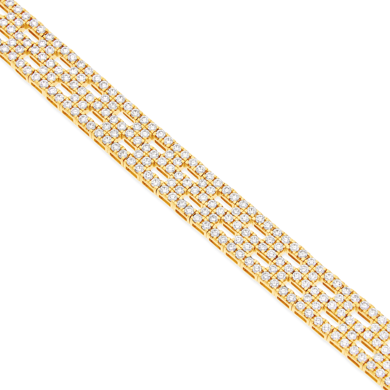 18ct Diamond Gate Bracelet