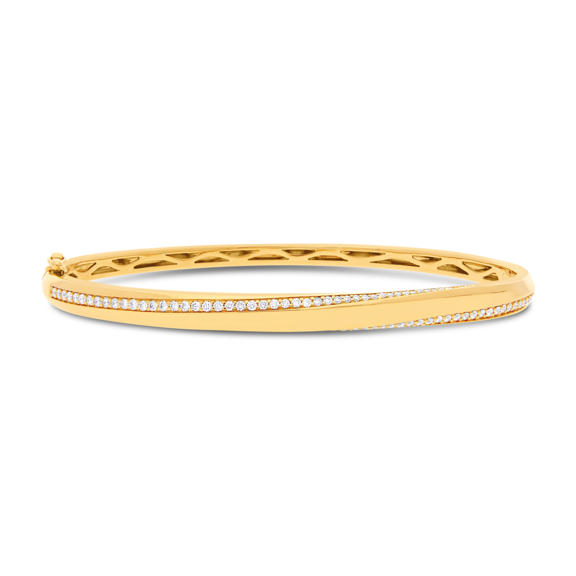 Diamond Twist Bangle