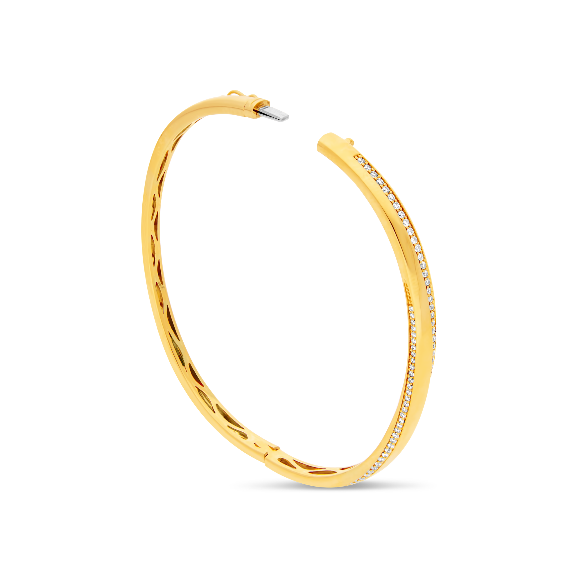 Diamond Twist Bangle