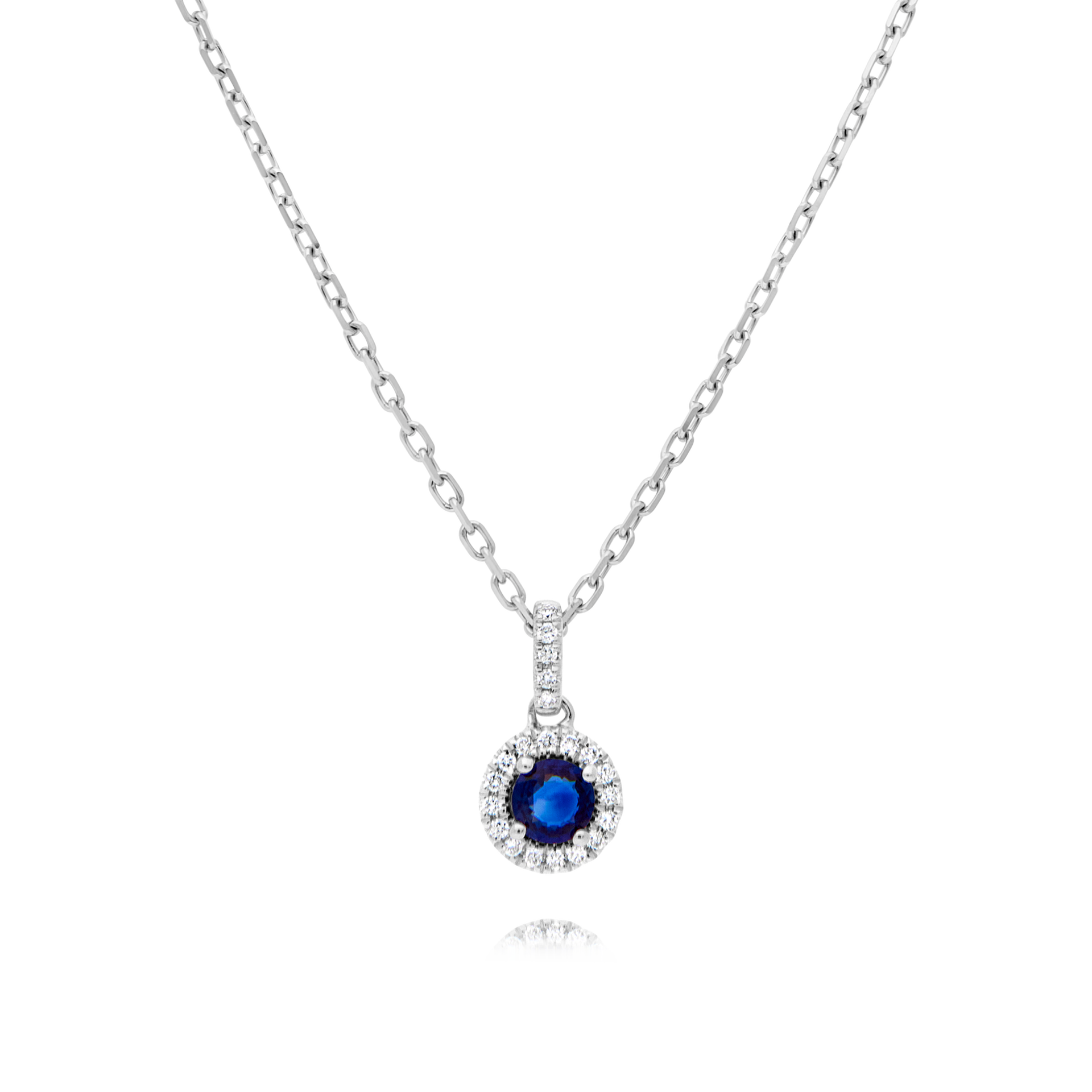 18ctw Sapphire and Diamond Pendant Appleby Jewellers Dublin