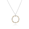 Two-Tone Twist Round Pendant