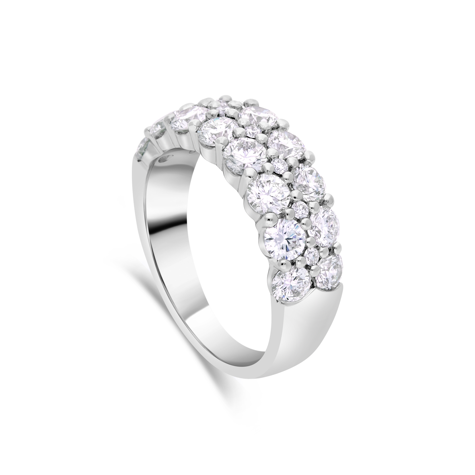 Two-Row Diamond Ring