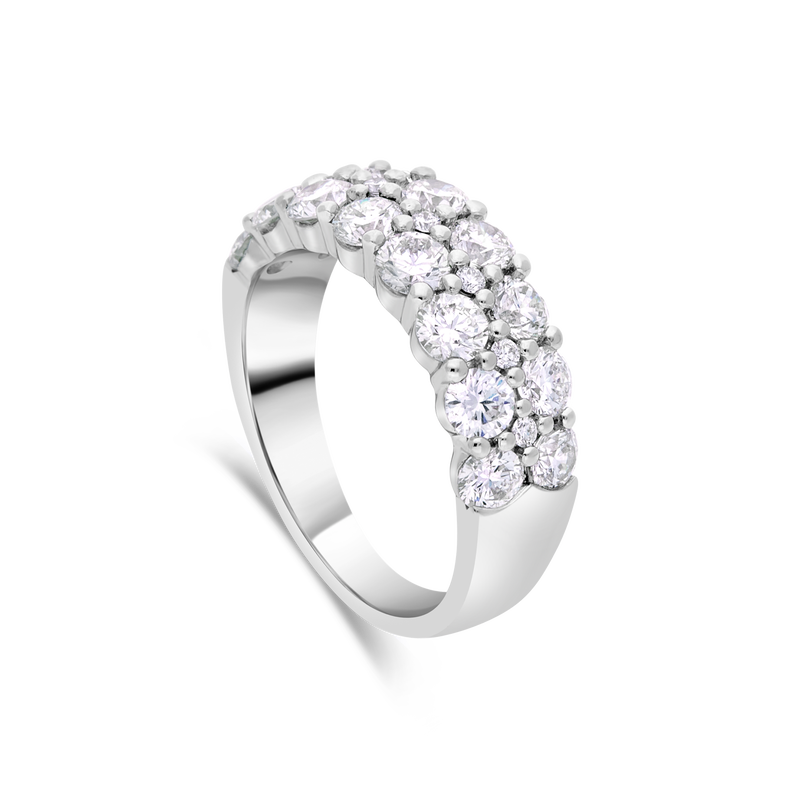 Two-Row Diamond Ring