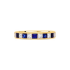 18ct Sapphire and Diamond Channel Eternity Ring