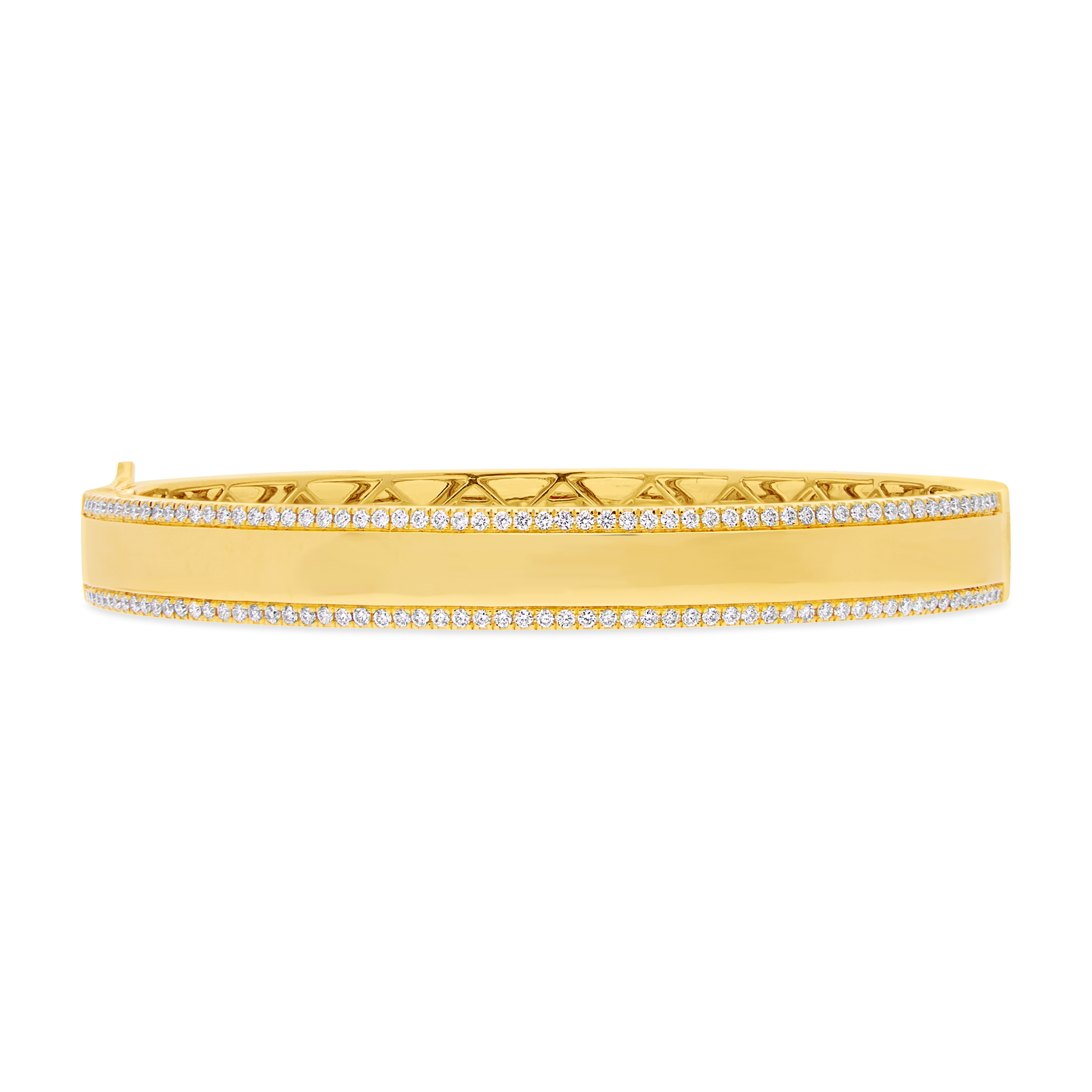 Diamond Lined Bangle