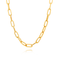 18ct Oval Link 18-inch Chain