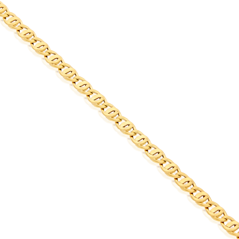 18ct Yellow Gold Double Oval Chain (18-inches)