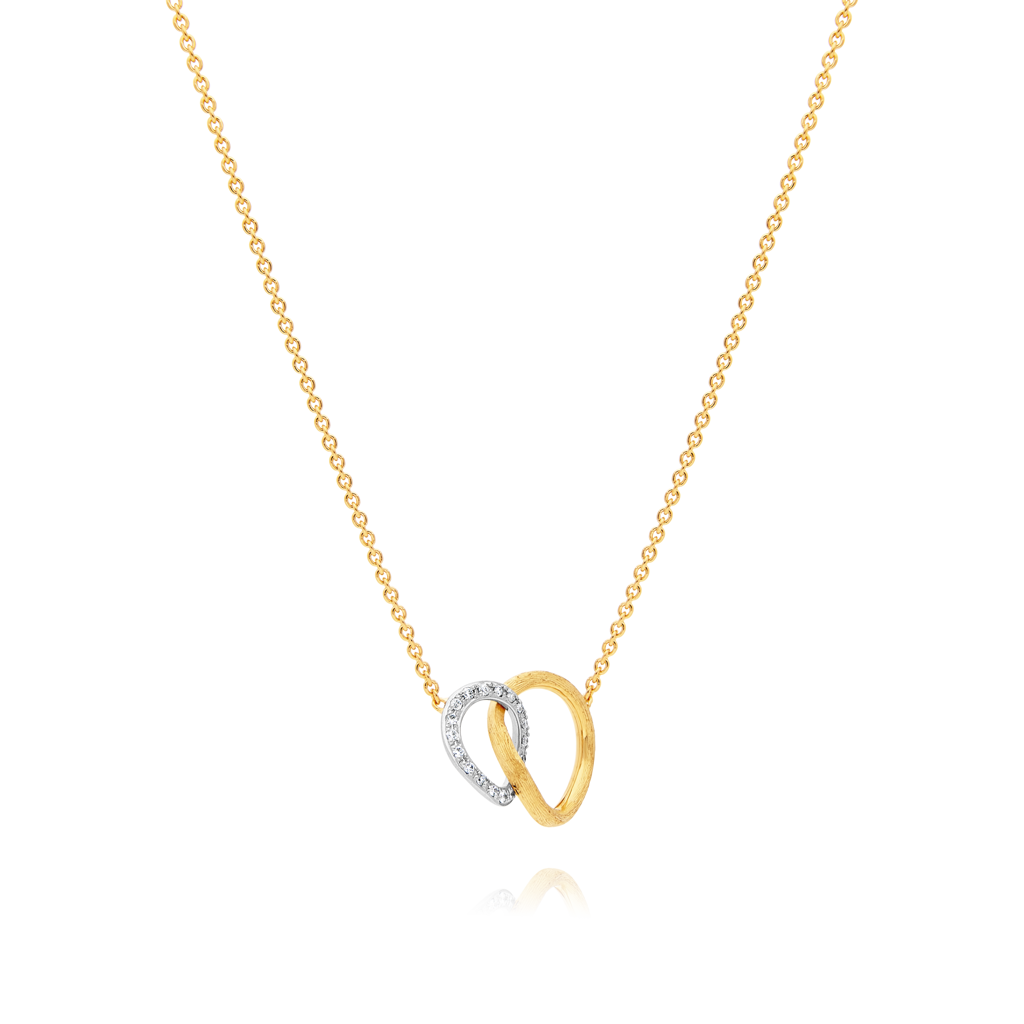 Jaipur Diamond Pendant with 16-17" Circles